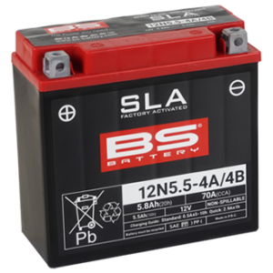 BS Battery 12N5.5-4A/4B (FA) SLA - Sealed & Activated