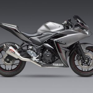 Yoshimura YZF-R3 15-21 Race AT2 Stainless Full Exhaust, w/ Stainless Muffler