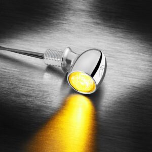 Kellermann Atto® indicator chrome w/ clear glass