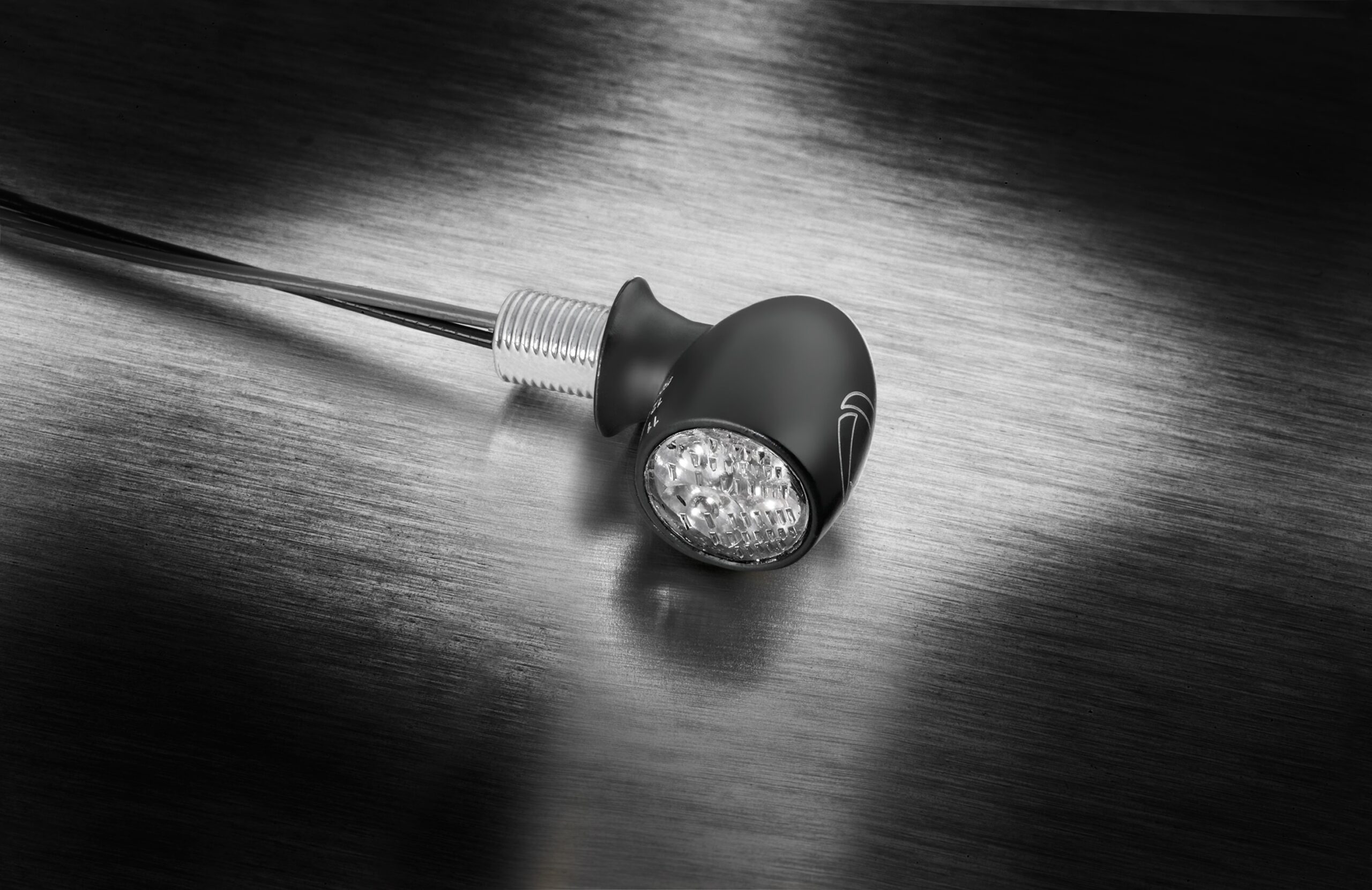 Kellermann Atto® DF LED mini indicator 3 in 1 black w/ clear glass