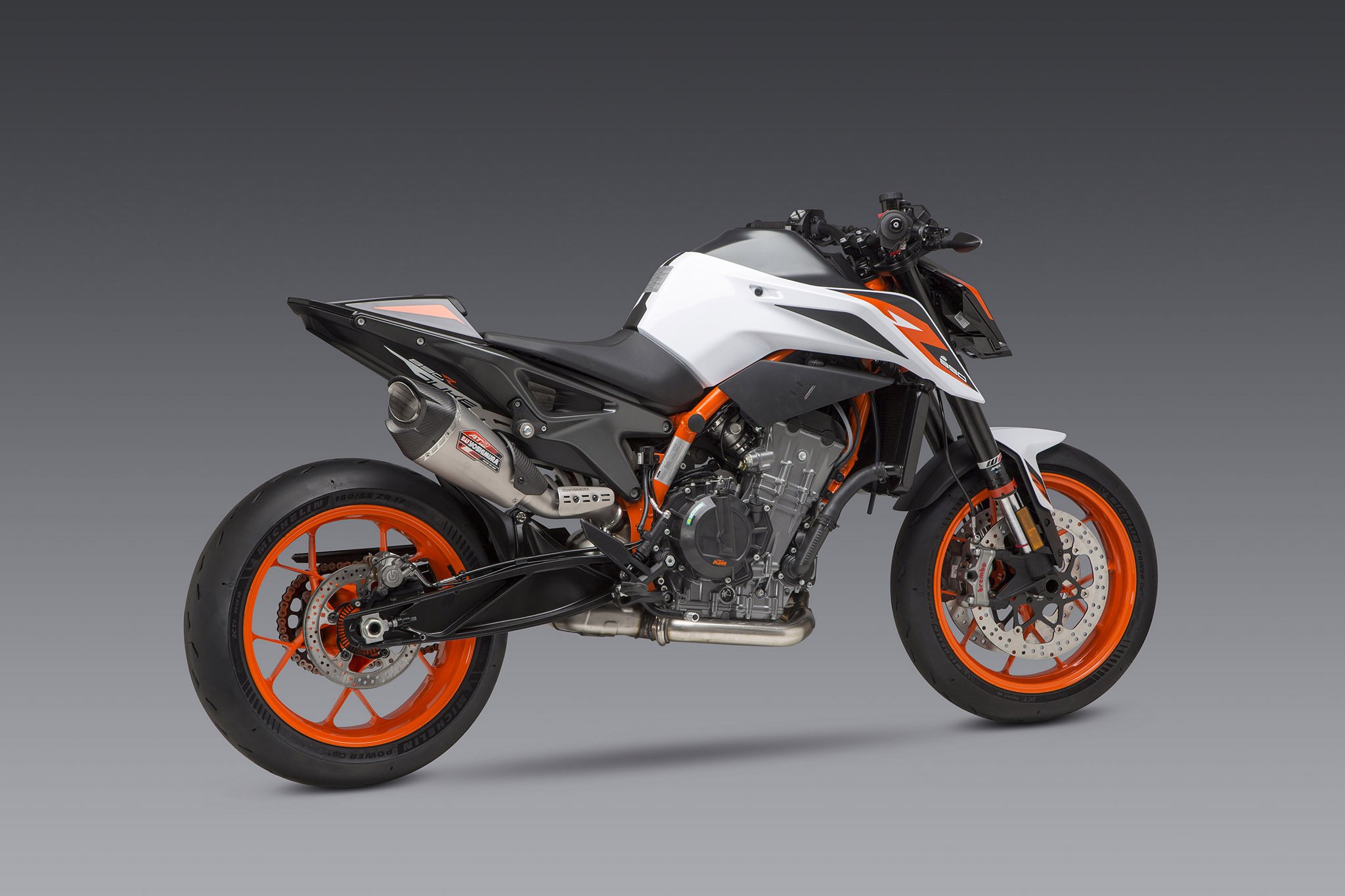 Yoshimura 890 DUKE R 20-21 / 790 DUKE 19-20 AT2 Stainless Slip-On Exhaust, w/ St