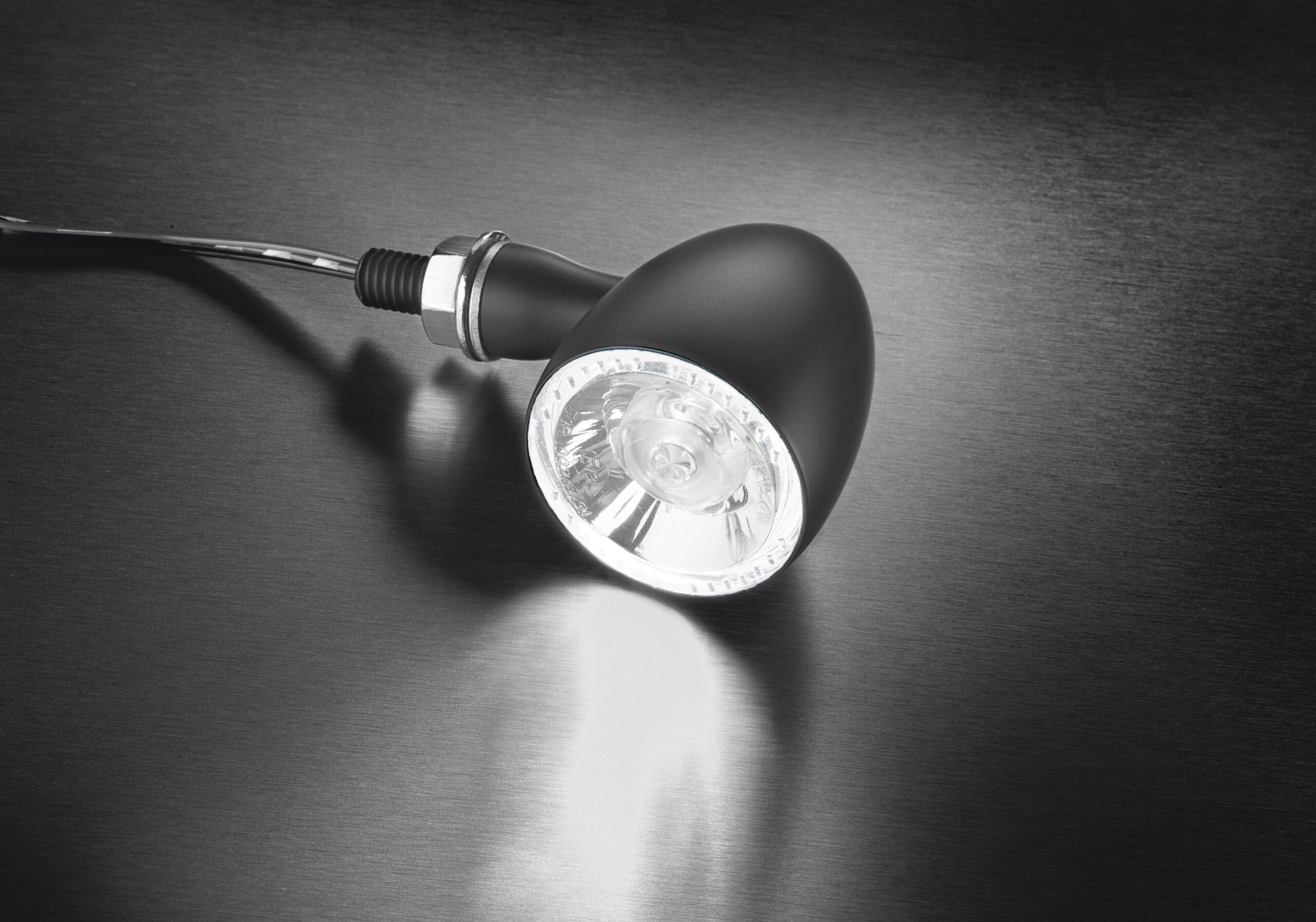 Kellermann Bullet 1000® PL White black w/clear glass