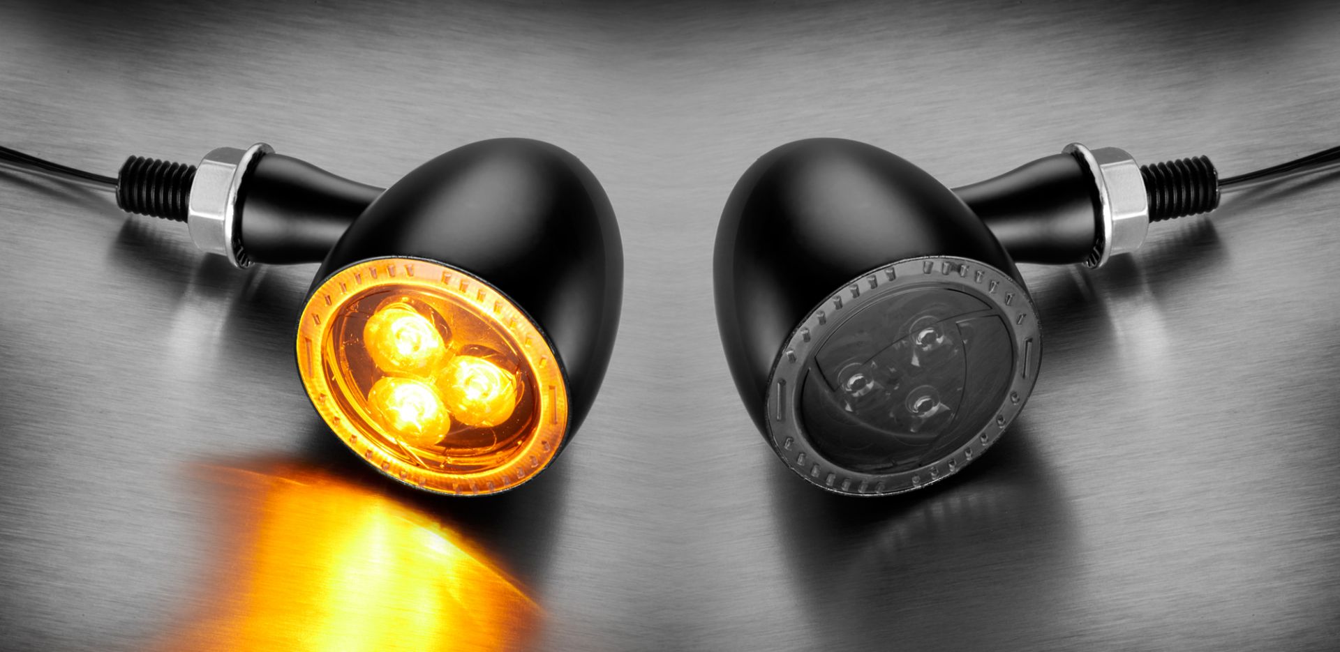 Kellermann Bullet 1000® Dark black with strongly tinted glass