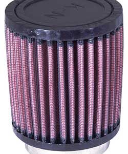 K&N Universal Clamp-On Air Filter 2-1/4"Flg, 3-1/2"Od, 4"H