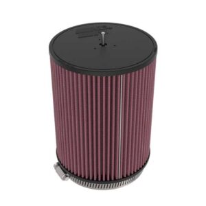K&N Universal Clamp-On Air Filter 5-1/2"Id Flg, 7"Od, 9"H W/Stud