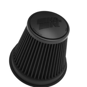 K&N Universal Clamp-On Air Filter 5"Flg, 8-1/2"B, 5"T, 8"H Gen 3 Dry
