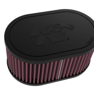 K&N Universal Clamp-On Air Filter 2-1/8" Dual Flg, 6-1/4 X 4"Od,3"H