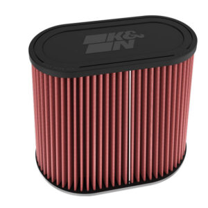 K&N Universal Clamp-On Air Filter 3"Dual Flg, 9"X 6"B, 7-3/8" X 3-5/8"T, 7-3/8"H