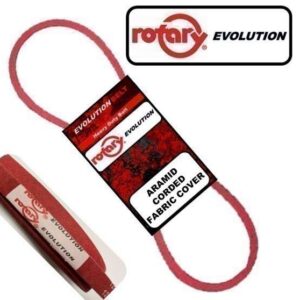 Rotary Evo Belt, Aramid, 1/2" x 69.6" , Mid-Cut. deck, Husq. / Jons. / Stiga