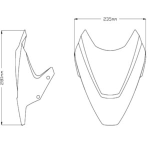 Puig Windshield New Generation Sport Ducati Streetfight