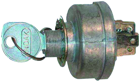 Eurogarden Ignition switch, 5-pins, Husqvarna, Jonsered, Stiga, Partner