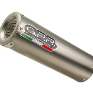 GPR Kawasaki Versys 650 2006/14 EC-Approv. slip-on exhaust catalized M3 Titanium