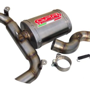 GPR Suzuki Gsr 600 2006/11 Ghost line EC-Approv. slip-on exhaust Alluminio Ghost