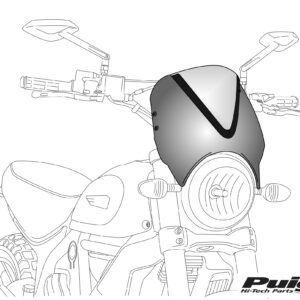 Puig Windshield Screen Vision C/Dark Smoke