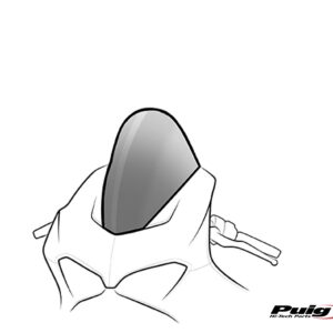 Puig R-Racer Screen Aprilia Rs 660 21' C/Black