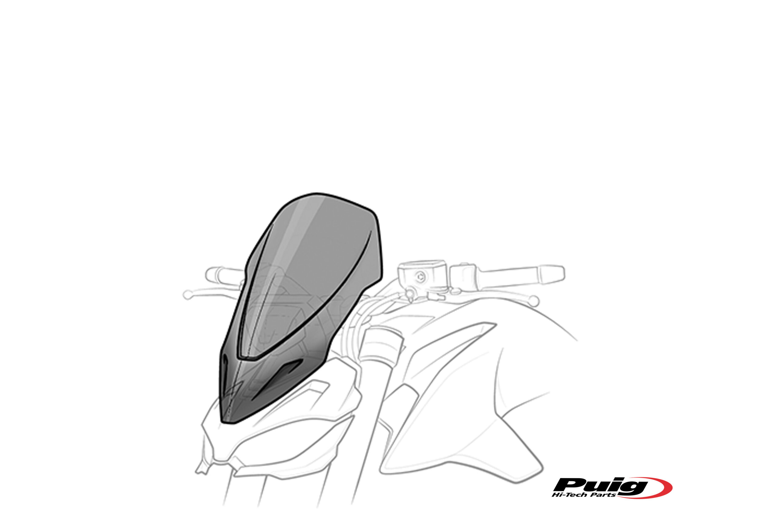 Puig Naked New Generation Touring Yamaha Mt-09 21' C/Bl