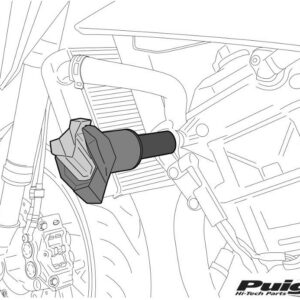 Puig Crash Pads R19 Yamaha Mt09 21' C/Black