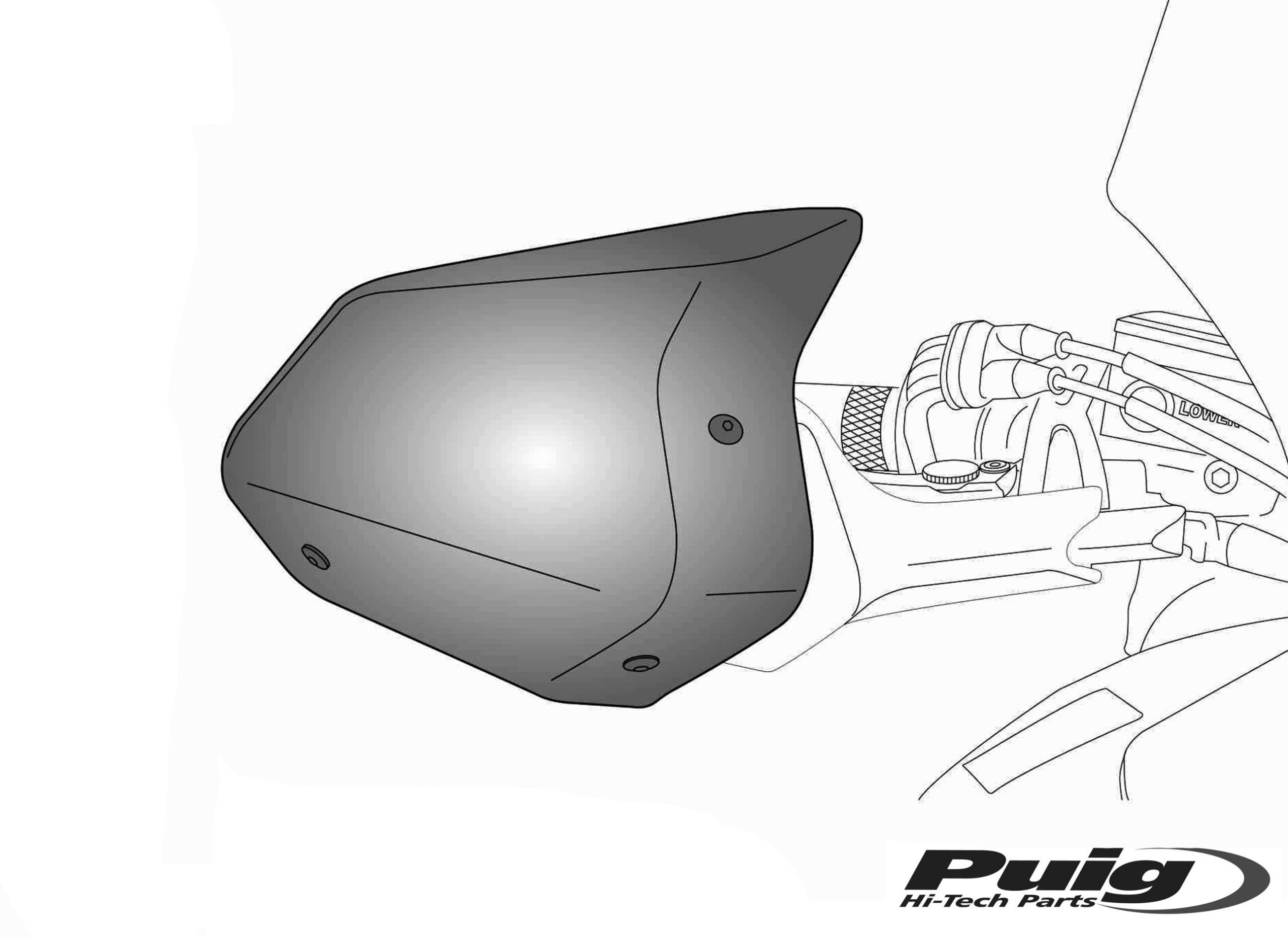 Puig Hand Guards Ext. Ducati Multistrada V4/S/Sport
