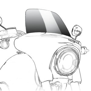 Puig Sport Screen Harley Davidson Softail Sport Glide F