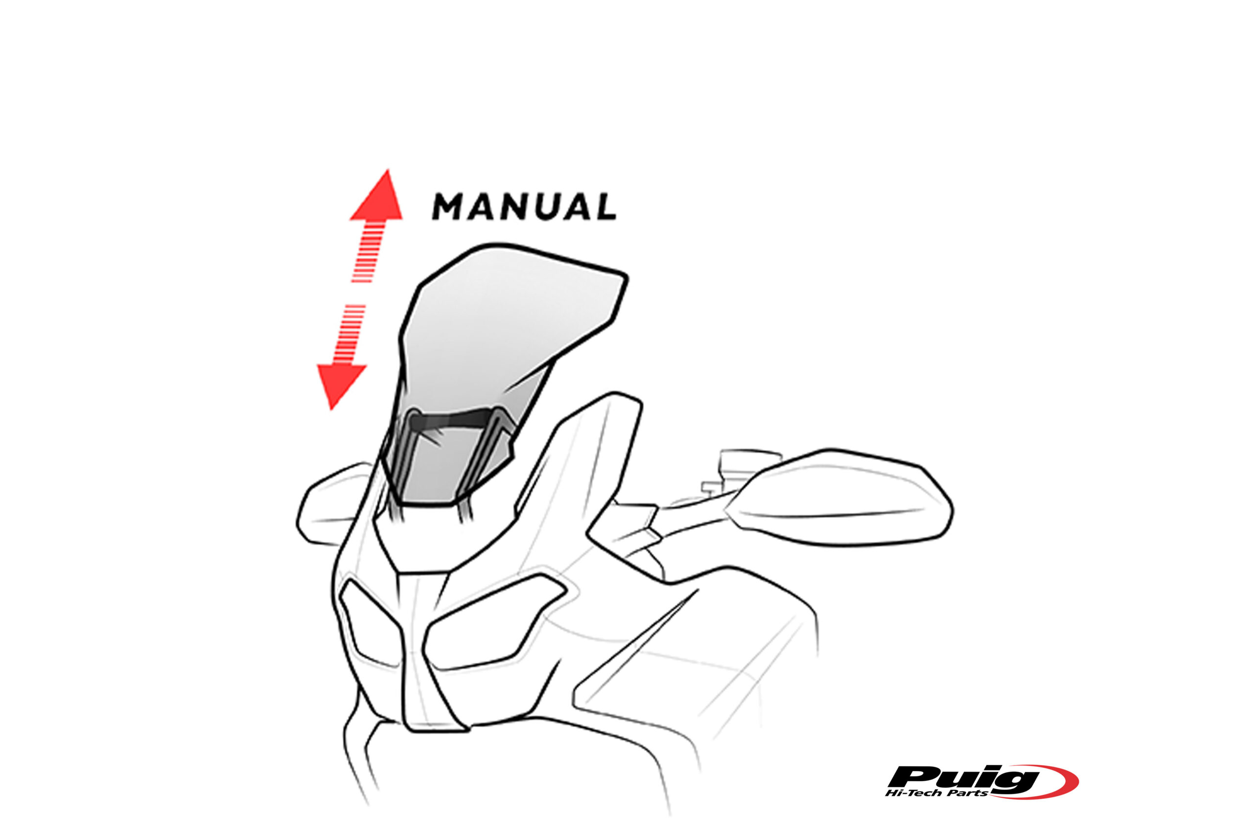 Puig Support M.E.M. For Honda Africa Twin 16'- C/Black