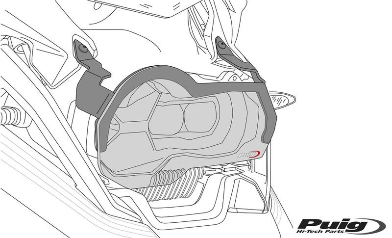 Puig Headlight Protector Ktm 790 Adventure C/Clear