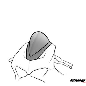 Puig Racing Screen Suzuki Gsxr600/750 06-07 C/Yellow