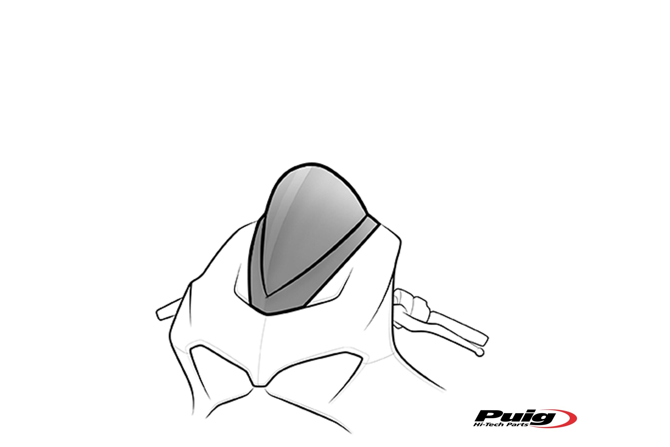 Puig Racing Screen Suzuki Gsxr600/750 06-07 C/Red