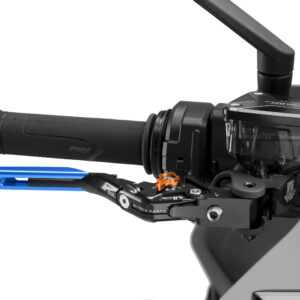 Puig Brake Lever 4.0. Black Exten/Blue Selector/Orange