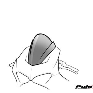 Puig Racing Screen Suzuki Gsxr6/750 08-10 C/Orange