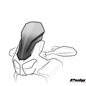 Puig Touring Screen Triumph Tiger Sport 16'-18' C/Black