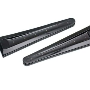 Puig Triangular Hub Cap Based Black. Blue Leds