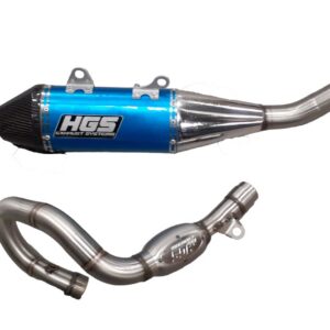 HGS Exhaust system 4T Complete set new design KTM450SX-F 19-22 Blue