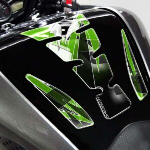 Puig Tank Pad Mod.Wings Kawasaki C/Green-Black
