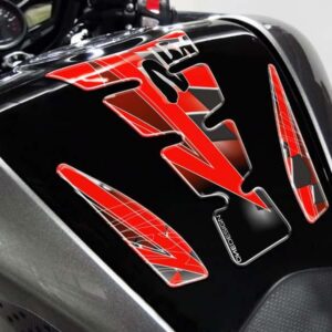 Puig Tank Pad Mod.Wings Ninja C/Red-Black