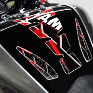 Puig Tank Pad Wings Yamaha C/Red-Black