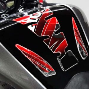 Puig Tank Pad Mod.Wings Honda C/Red-Black