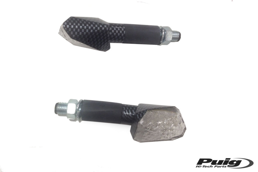 Puig Turn Light Mod. Rubi Large C/Carbon