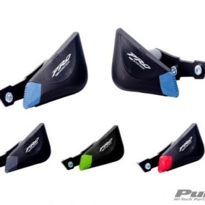 Puig Rubber Ends By Pair Fr.Sliders Pro C/Red