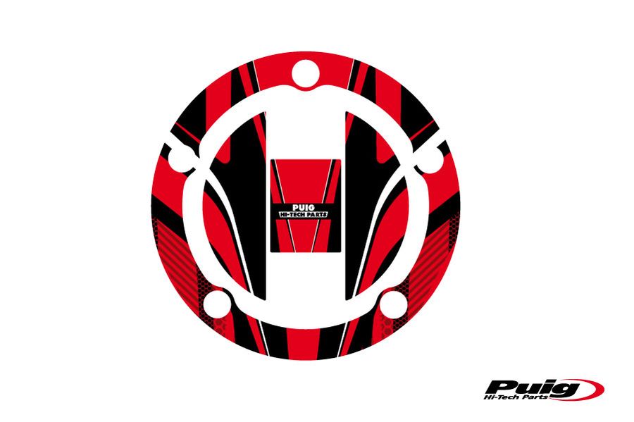 Puig Fuel Cap Cover Radical Suzuki C/Red