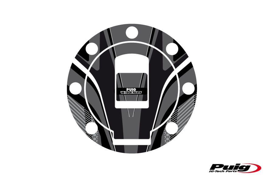 Puig Fuel Cap Cover Mod. Radical Yamaha C/Grey