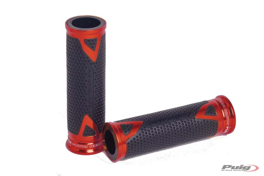 Puig Grips By Pair Puig Hi-Tech Radical Alu C/Red