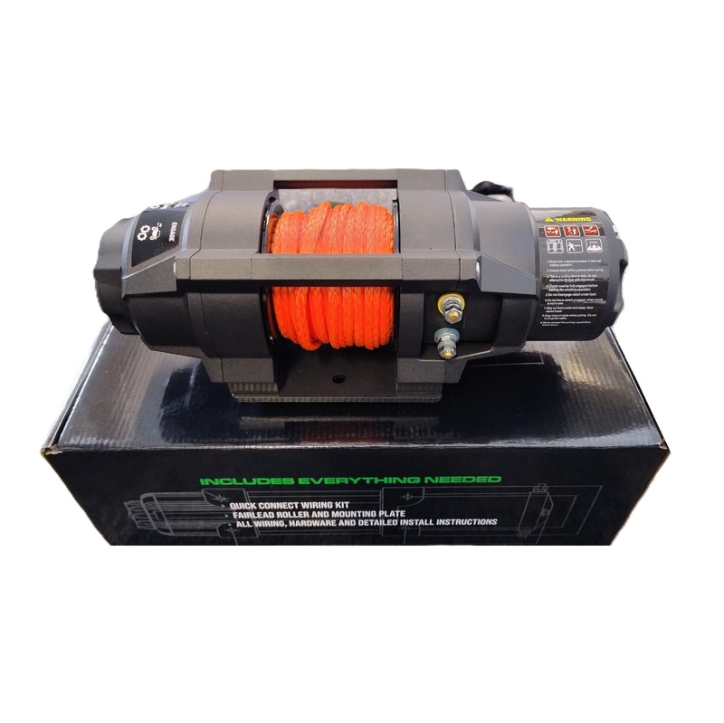 Bronco HDCS WINCH 4500 synthetic line, remote control - Image 2