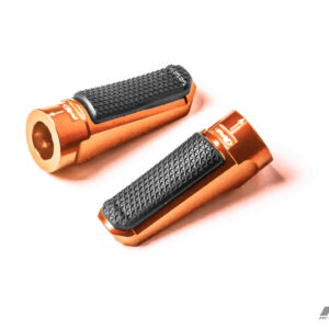 Puig Footpegs Racing+Rubber Rig/Left C/Orange