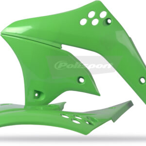 Polisport radiator scoops Kawasaki KX250F(06-08)OEM color green 05 (6)