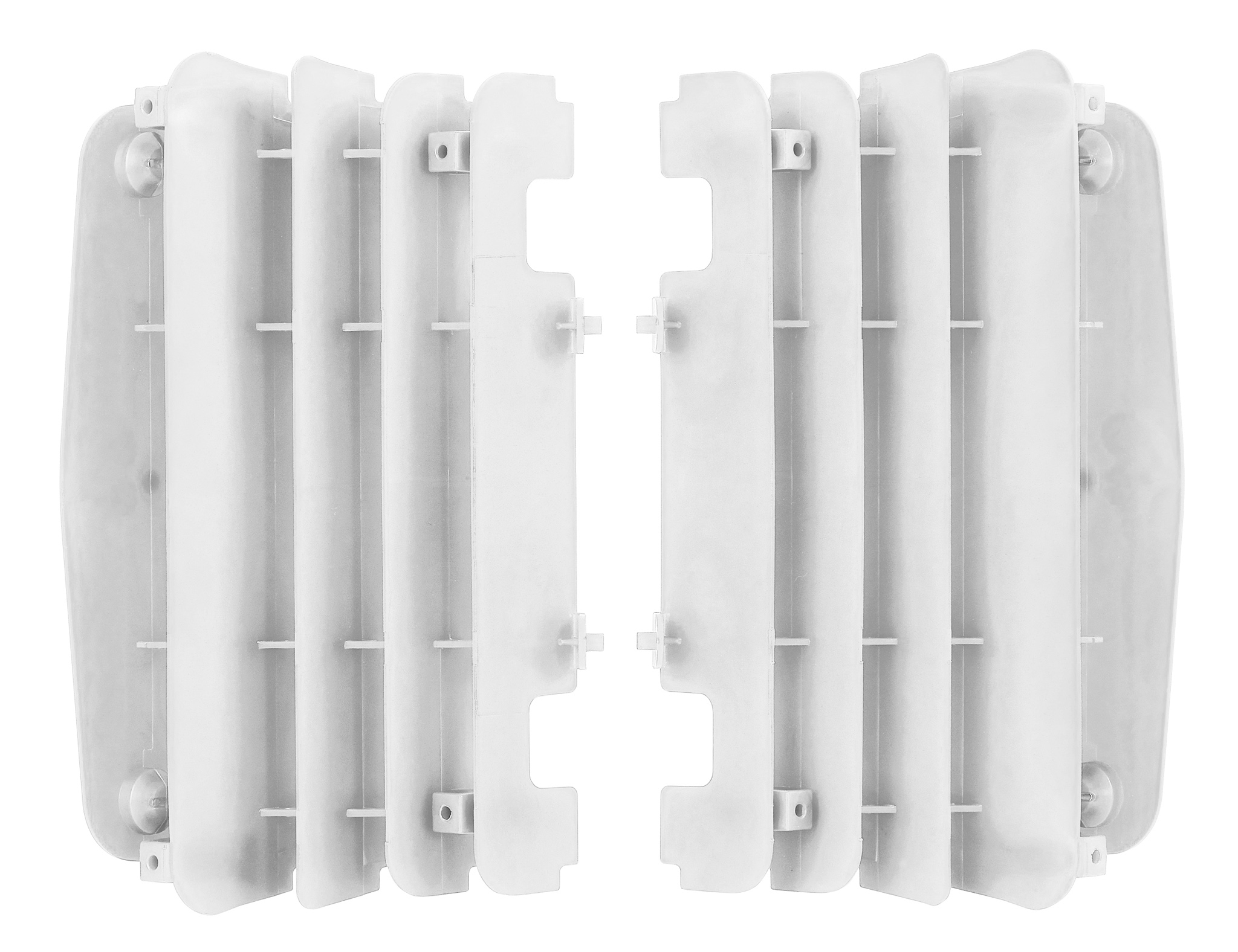 Polisport radiator louvers YZ450F 10-13 White (30)