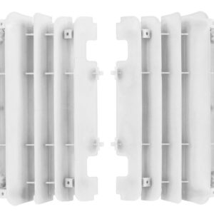 Polisport radiator louvers YZ450F 10-13 White (30)