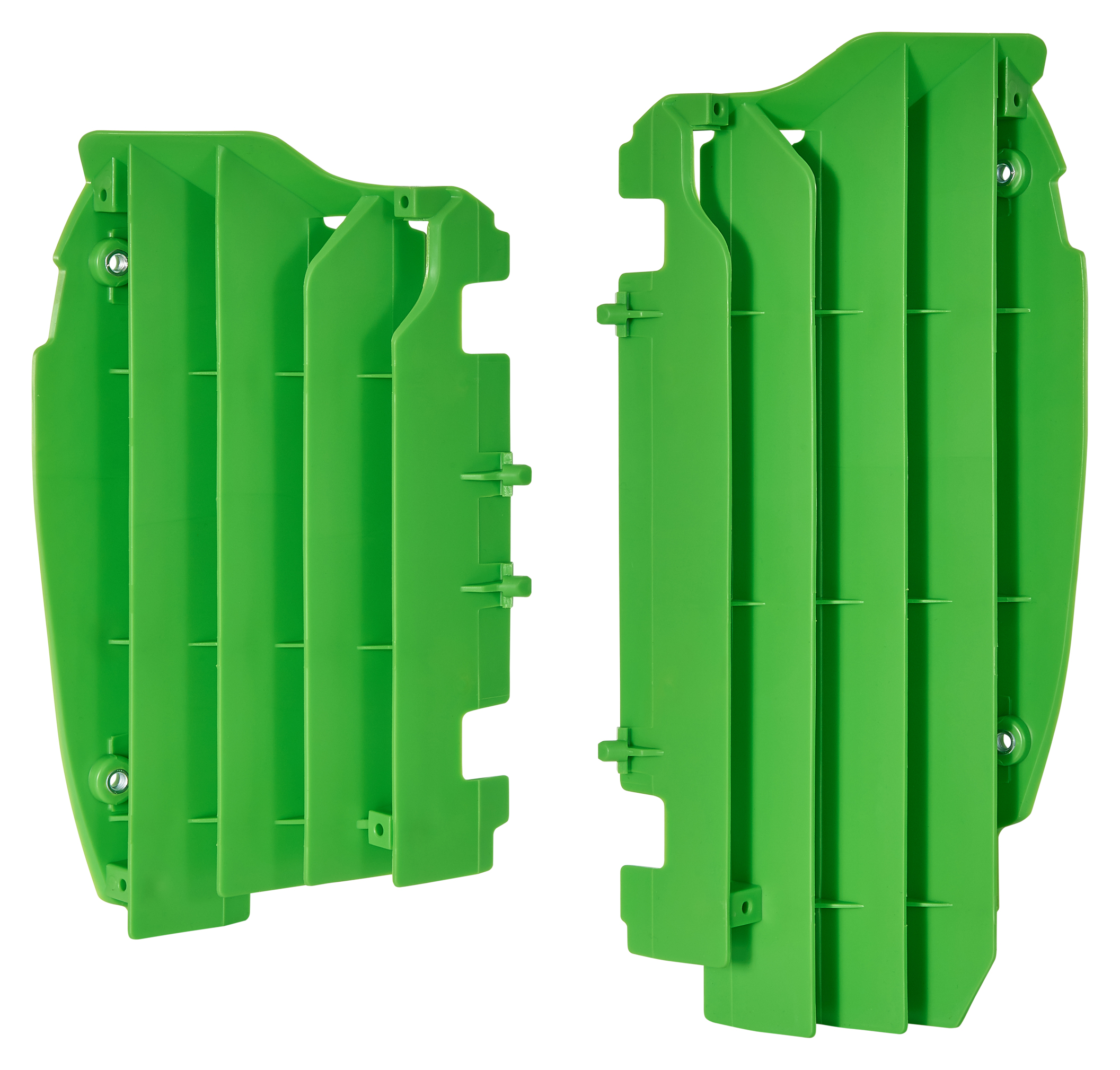 Polisport radiator louvers KX450F 12-15 grön (28)