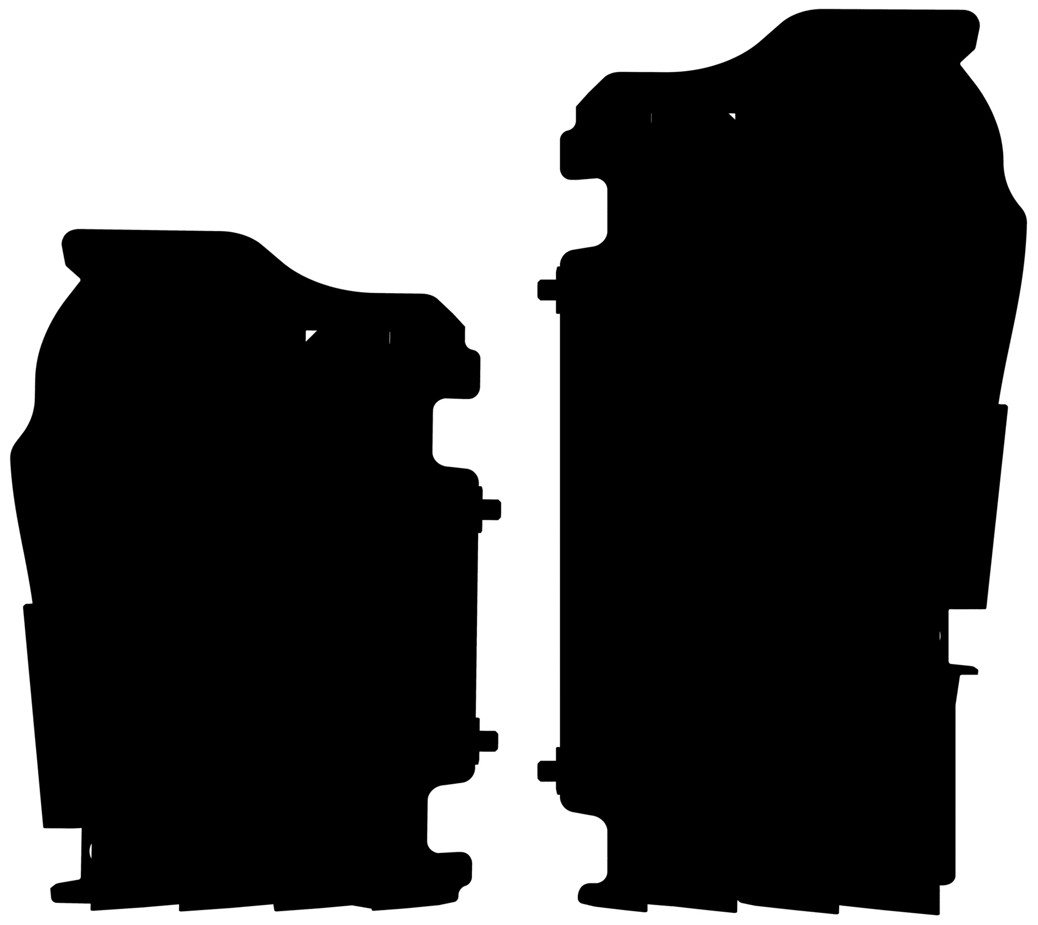 Polisport radiator louvers KX450F 16-23 KX250F 21-24 Black (28)