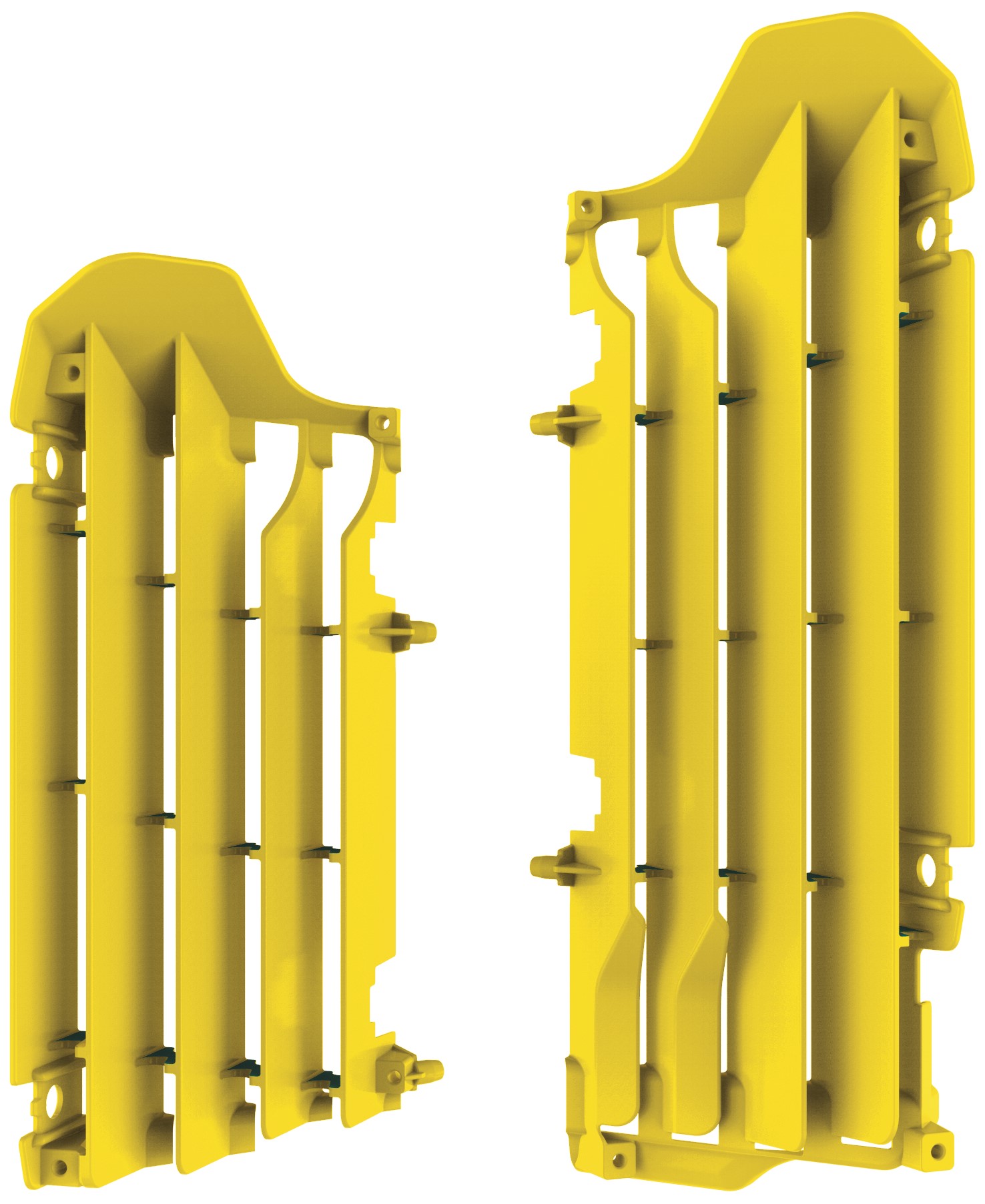 Polisport radiator louvers RMZ450 18-.. YELLOW (10)