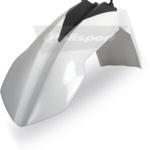 Polisport front fender SX 07-12/EXC 08-13 white (7)